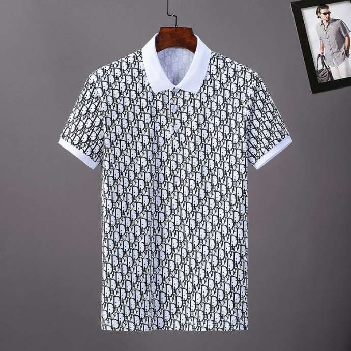 Dior Polo Shirt Short _SKUDiorM-3XL218320105